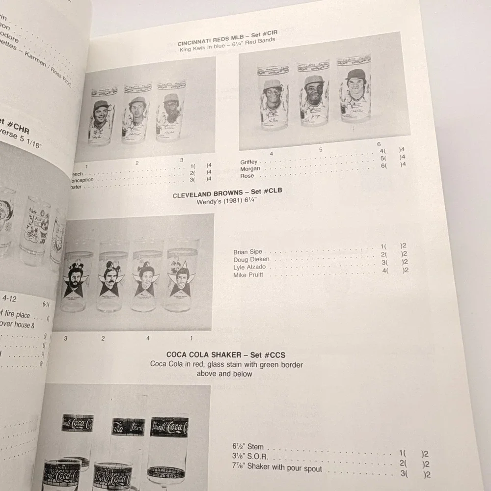 John Hervey Cartoon & Promotional Drinking Glasses Guide Book 1992 Good Vintage